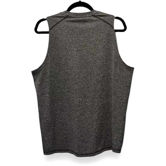 Adidas Freelift Climalite Sport Training Sleeveless Tank Shirt - Heather Gray‌‍‍ - Picture 3 of 4